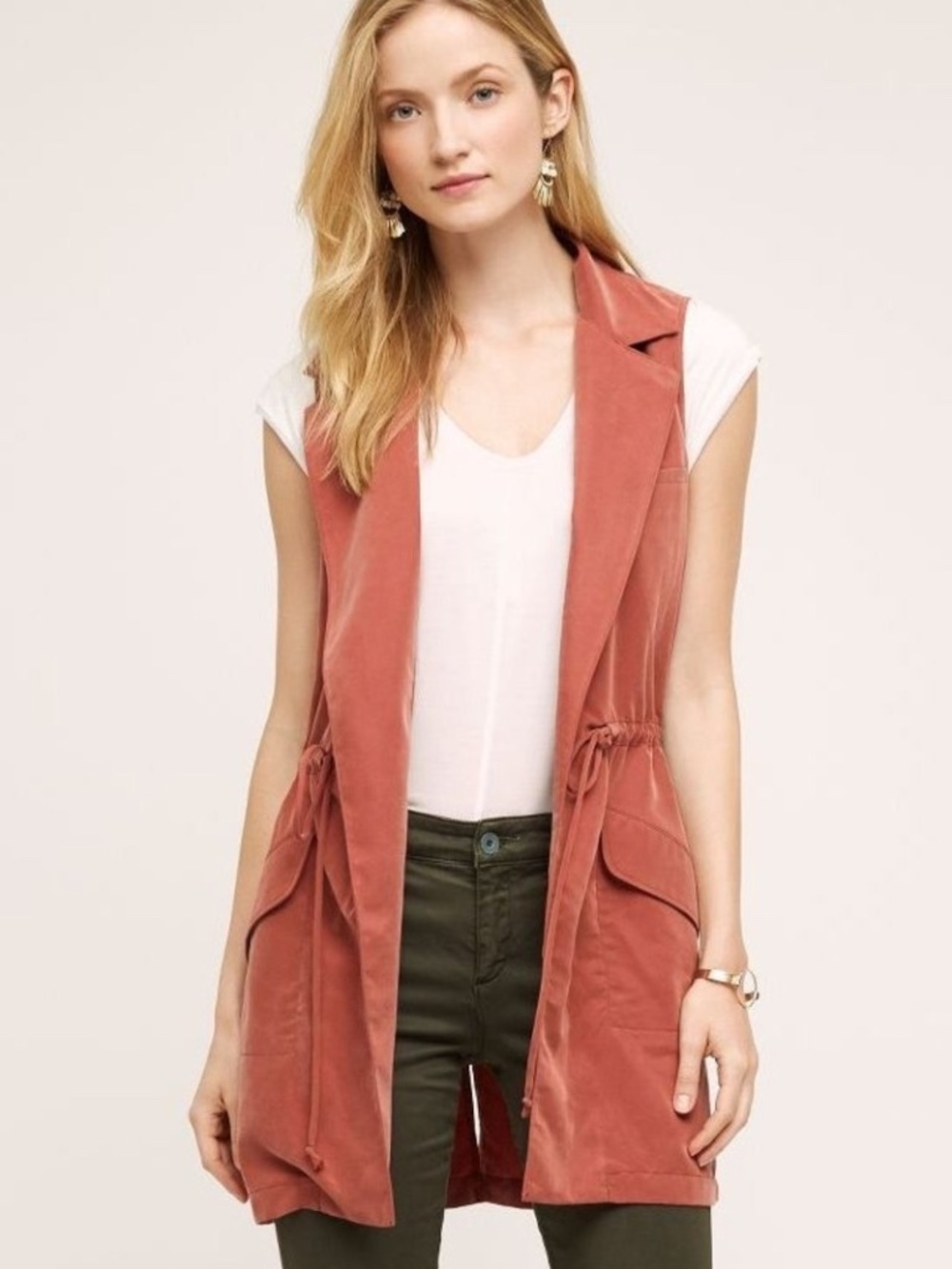 Anthropologie Old Town Vest by Elevenses Size S